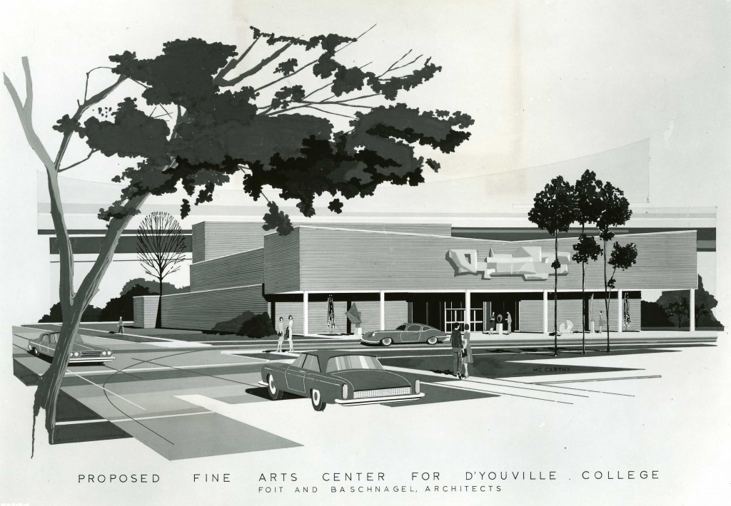 1964 proposed Fine Arts Center