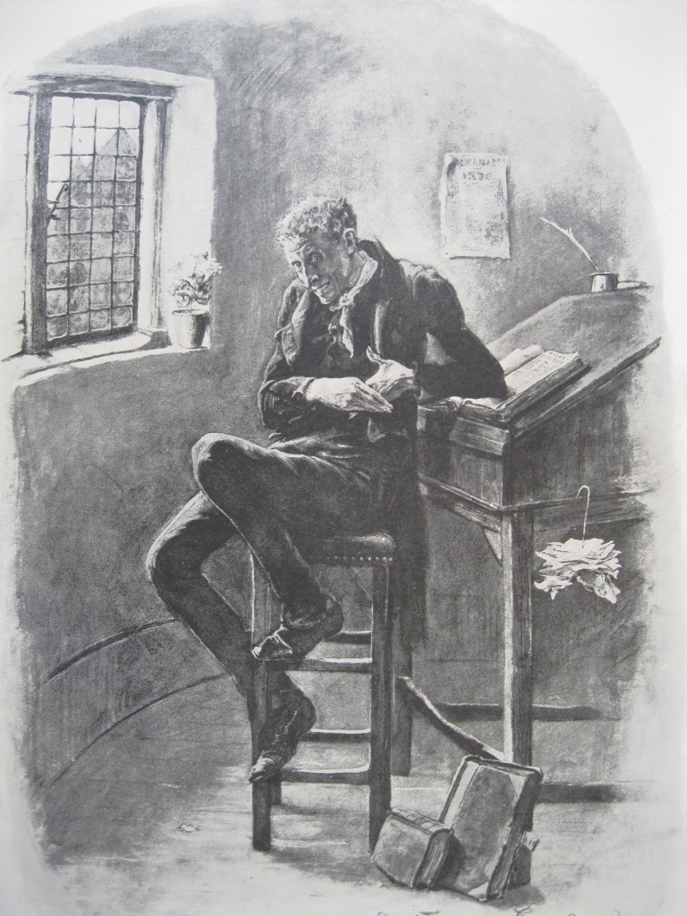 Uriah Heep, from Frederick Barnard's Character Sketches from Dickens.