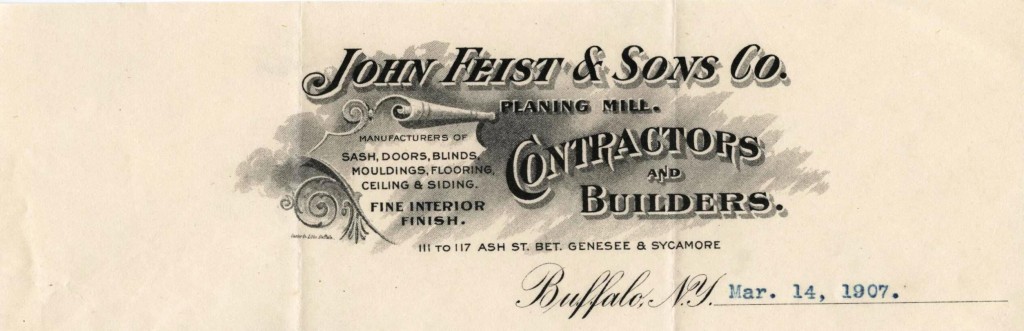 John Feist and Sons Company, Planing Mill, Buffalo (NY)